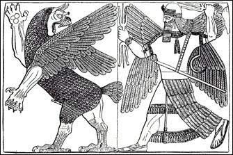 Tiamat and Marduk battle