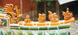 Dragon temple decoration