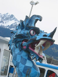 Dragon boat in Lucerne