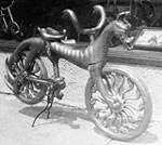 wooden dragon bicycle for pu yi