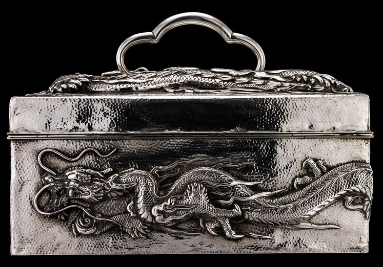 japanese dragon jewelry box