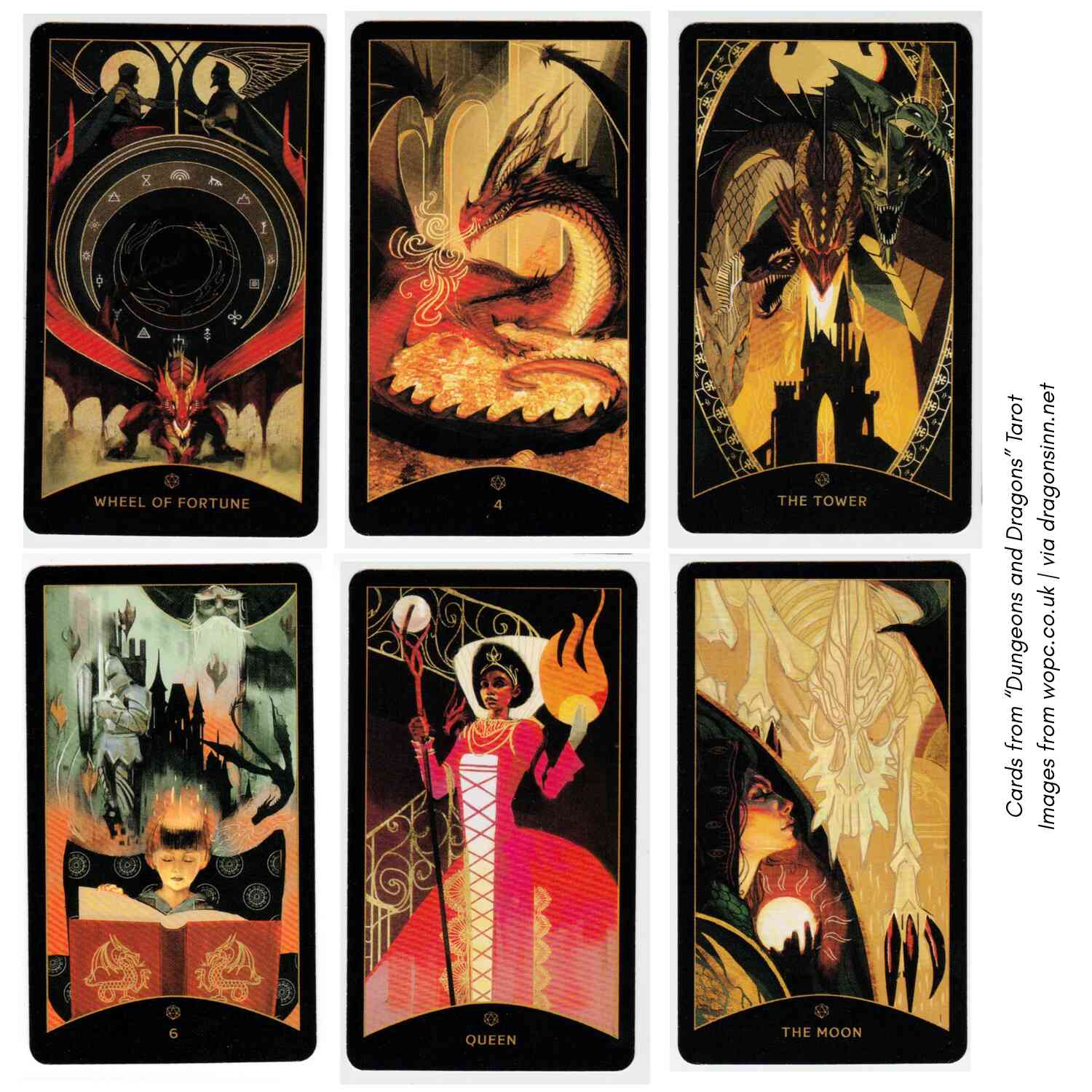 dnd dragon tarot cards