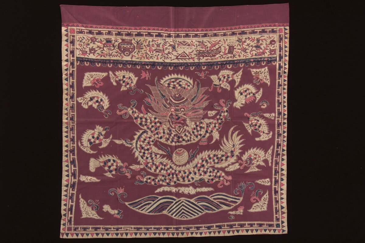 Javanese dragon altar cloth