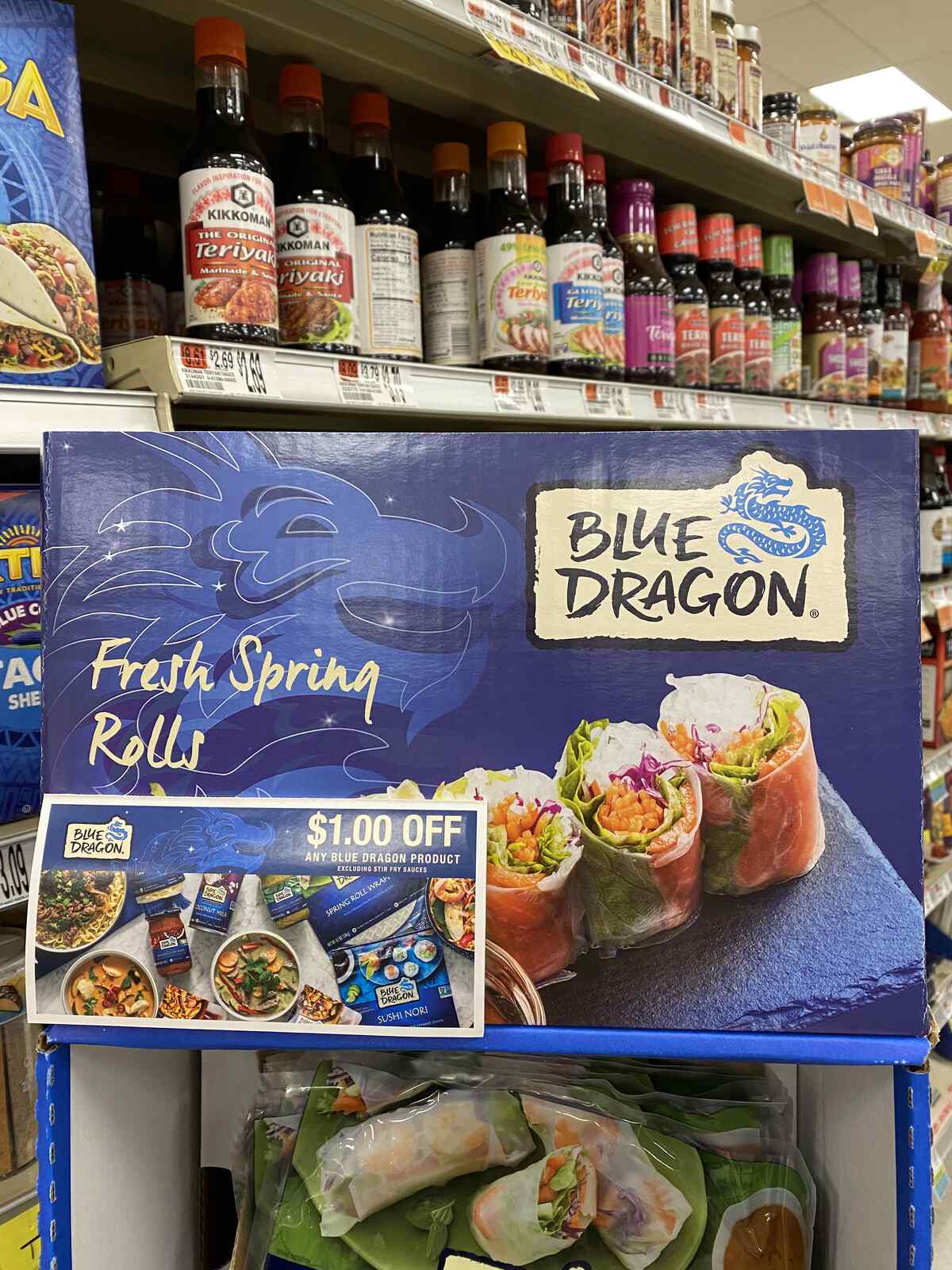 blue dragon spring rolls