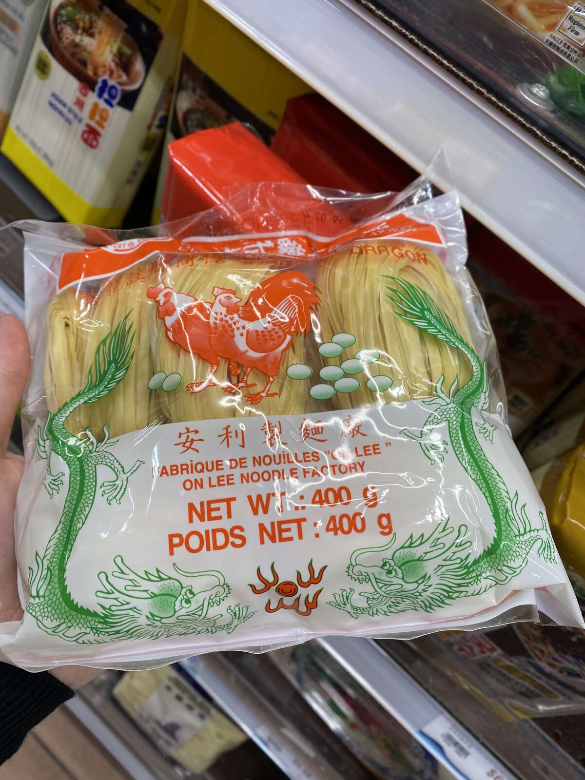 dragon packaging egg noodles