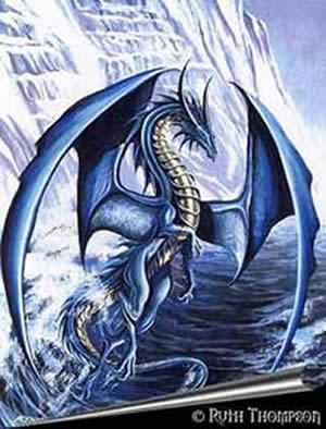 blue ice dragon